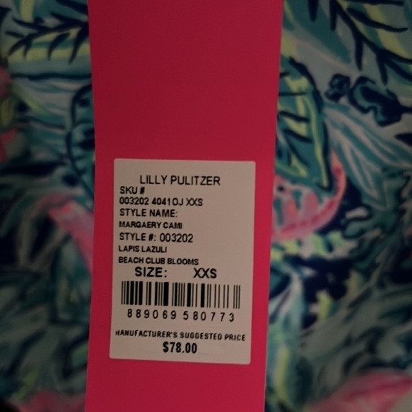 Lilly Pulitzer Margaery Cami in Beach Club Blooms - Picture 4 of 4